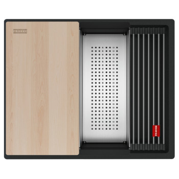 Кухонна мийка Franke Kubus 2 KNG PRO 110-52 (125.0750.487) чорний матовий
