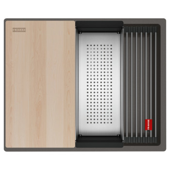 Кухонна мийка Franke Kubus 2 KNG PRO 110-52 (125.0750.489) сірий сланець