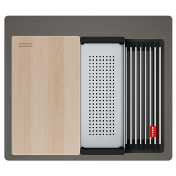 Кухонна мийка Franke Kubus 2 KNG PRO 610-53 (114.0749.502) сірий сланець