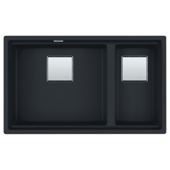 Кухонна мийка Franke Kubus 2 KNG 120 (125.0750.762) чорний матовий
