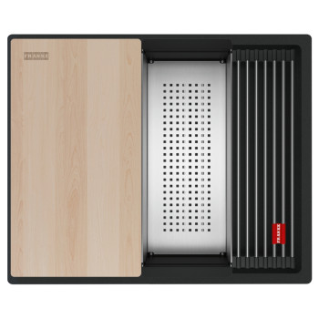 Кухонна мийка Franke Kubus 2 KNG PRO 110-52 (125.0750.486) чорний матовий