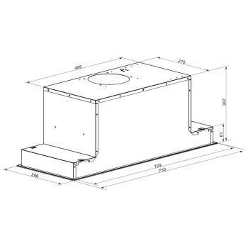 Кухонна витяжка Gunter & Hauer ATALA 1075 GL Inverter