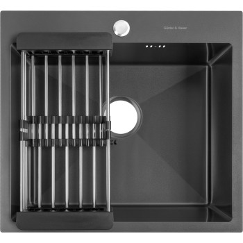 Кухонна мийка Gunter & Hauer Mindel 5522 Black (55x51 см)