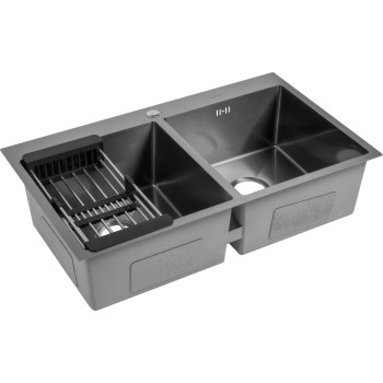 Кухонна мийка Gunter & Hauer Laber 8622 Black (86x51 см)