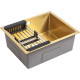 Кухонная мойка Gunter & Hauer Ruwer 5522 Gold (55x45 см)