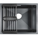 Кухонная мойка Gunter & Hauer Ruwer 5522 Black Honey (55x45 см)