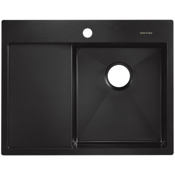 Кухонна мийка Gunter & Hauer Rauda 6522 Black Honey LW (65x51 см)