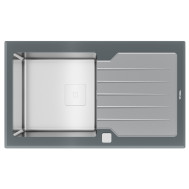 Кухонна мийка Teka Diamond RS15 1B 1D 86 (115100021) сірий камінь